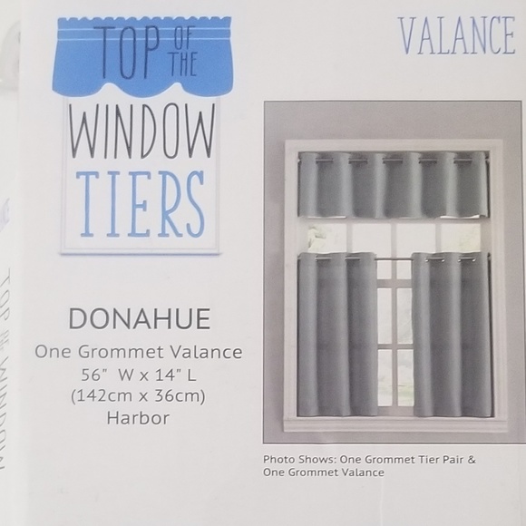 Grommet Valance for Small/Kitchen Window - Picture 4 of 5